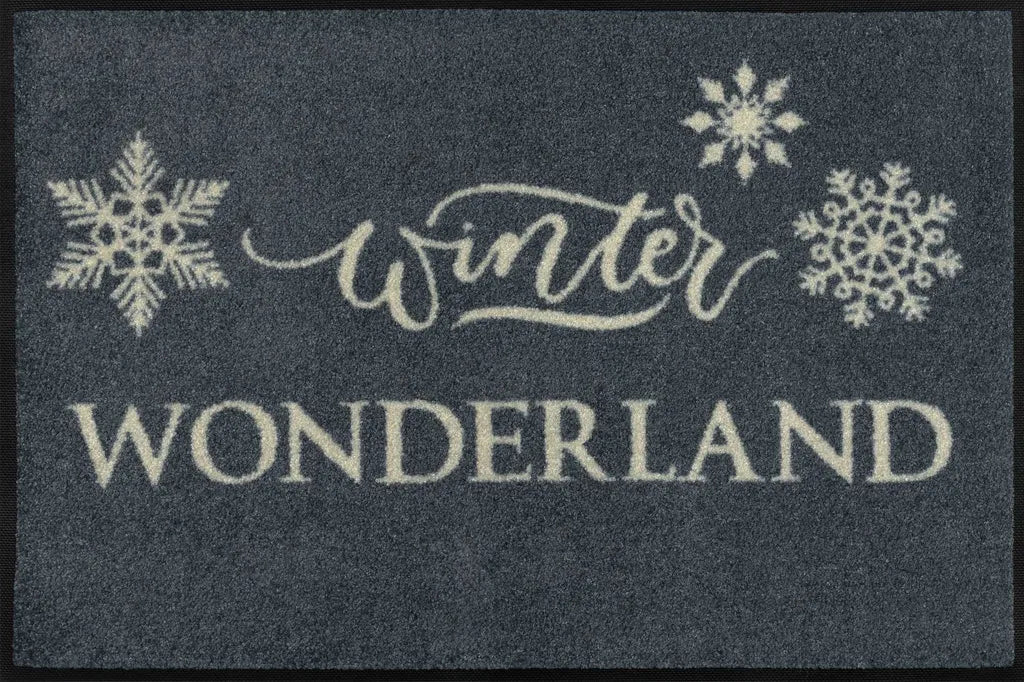  Wash+dry Fußmatte Winter Wonderland 50 X 75 Cm Waschbare Schmutzmatte
