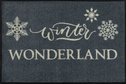  Wash+dry Fußmatte Winter Wonderland 50 X 75 Cm Waschbare Schmutzmatte
