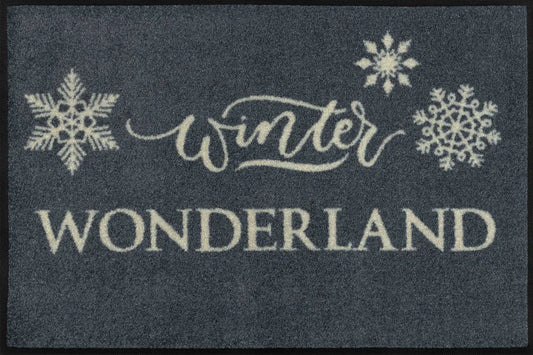  Wash+dry Fußmatte Winter Wonderland 50 X 75 Cm Waschbare Schmutzmatte