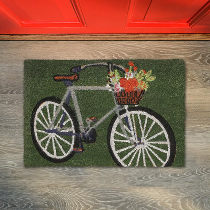  Relaxdays Kokos Fußmatte Fahrrad
