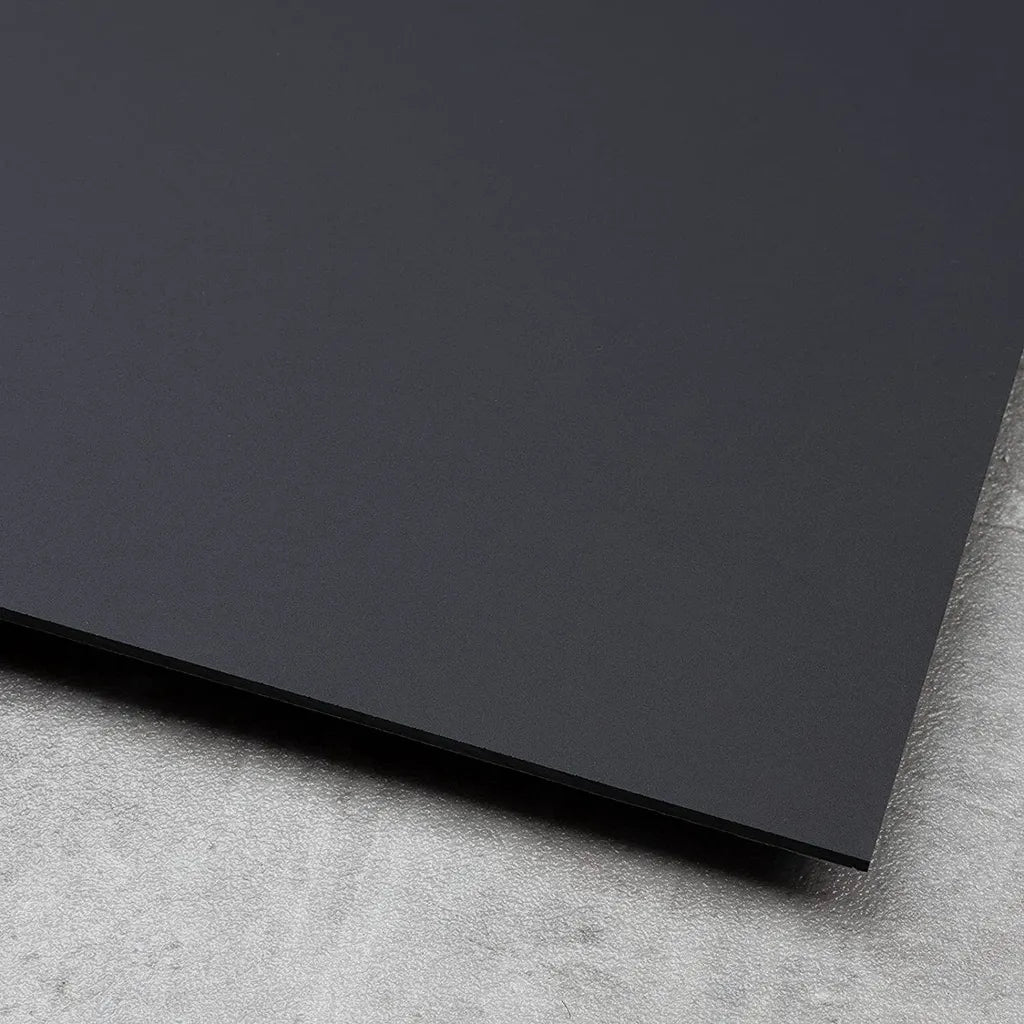  Farbige Acrylglasplatte Für Vielfältige Anwendungen Wetterbeständige Oberfläche 3 Mm Schwarz Matt 50x50 Cm