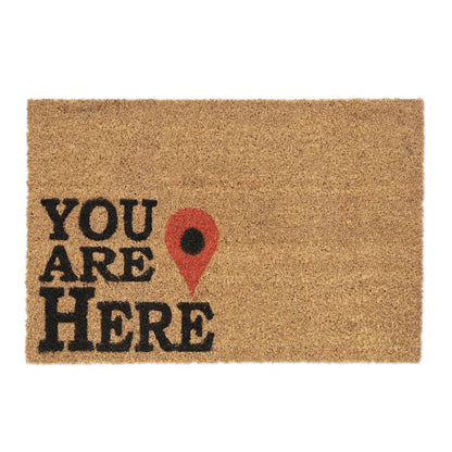  Relaxdays Fußmatte Kokos "You Are Here"