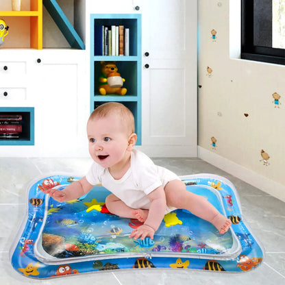  Baby Aufblasbare Wassermatte Für Kinder Kleinkinder Aufblasbare Wasser-Spielmatte Kleinkinder Spielmatte Frühe Entwicklung Perfektes Sensorisches Spielzeug