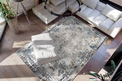  Kayoom - Kurzflor Teppich Faye 1225 Multi / Schwarz Grösse: 150cm X 230cm