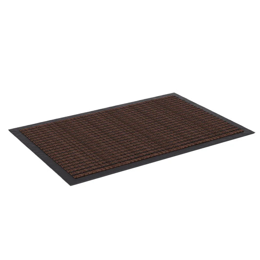  WEST & EAST Schmutzfangmatte - Braun-Schwarz 60 X 90 Cm - Fußabtreter - Sauberlaufmatte - Fußmatte - Bodenmatte - Türmatte - Fussmatte Innen Und Außen - Für Eingangsbereich - Rutschfest -Waschbar
