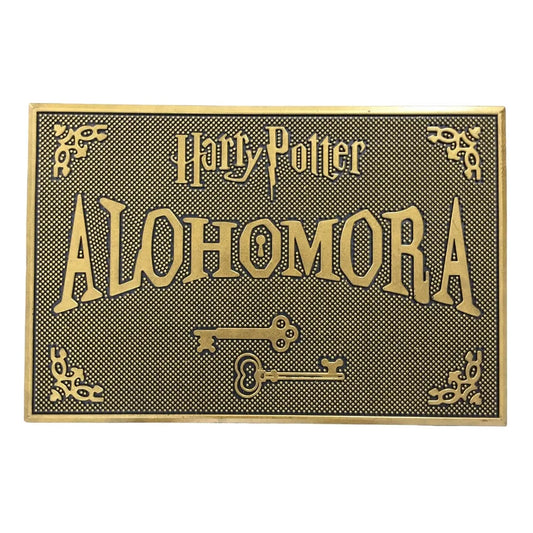  HP - Alohomora Fußmatte Aus Gummi 60 X 40 Cm Door Mat Harry Potter Rutschfeste Türmatte