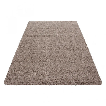  Wunderschöne DREAM Shaggy Teppich Hochflor Langflor Wohnzimmer Rund / Viereck, Größe:160 X 230 Cm, Farbe:Beige
