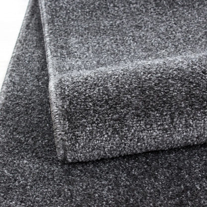  Wunderschöne ATA Teppich, Moderner Einfarbig Teppich, Rechteckig, Höhe 12 Mm, Größe:280 X 370 Cm, Farbe:Hellgrau