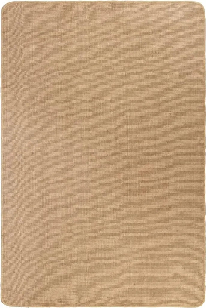  VidaXL Teppich Jute Mit Latexrücken 120 X 180 Cm Naturfarben