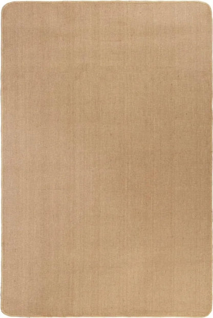  VidaXL Teppich Jute Mit Latexrücken 120 X 180 Cm Naturfarben