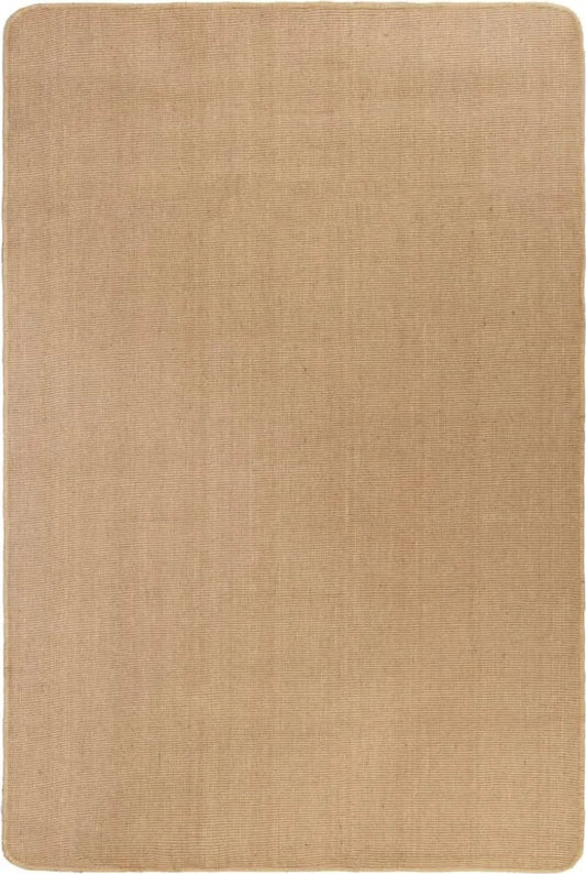  VidaXL Teppich Jute Mit Latexrücken 120 X 180 Cm Naturfarben