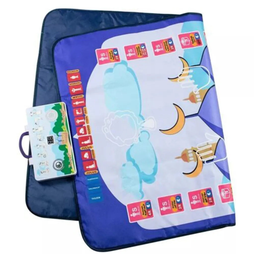  Ramadan Gebetsmatte Elektronischer Interaktiv Gebetsteppich Für Kinder Decke (Lila)