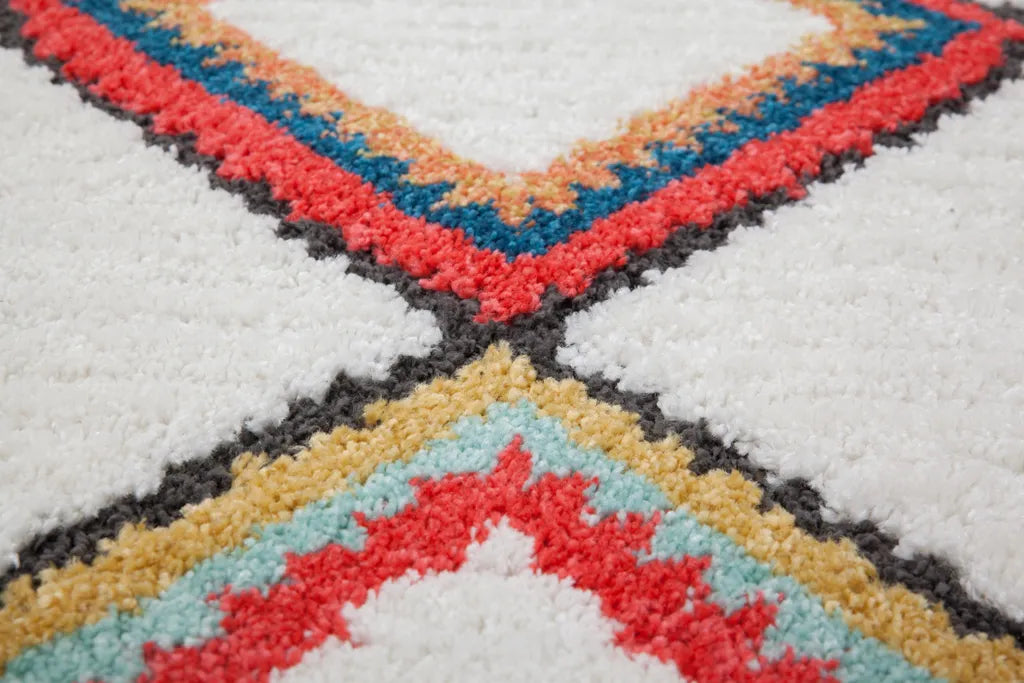  Kayoom - Hochflor Teppich Agadir 210 Multi Grösse: 160cm X 230cm