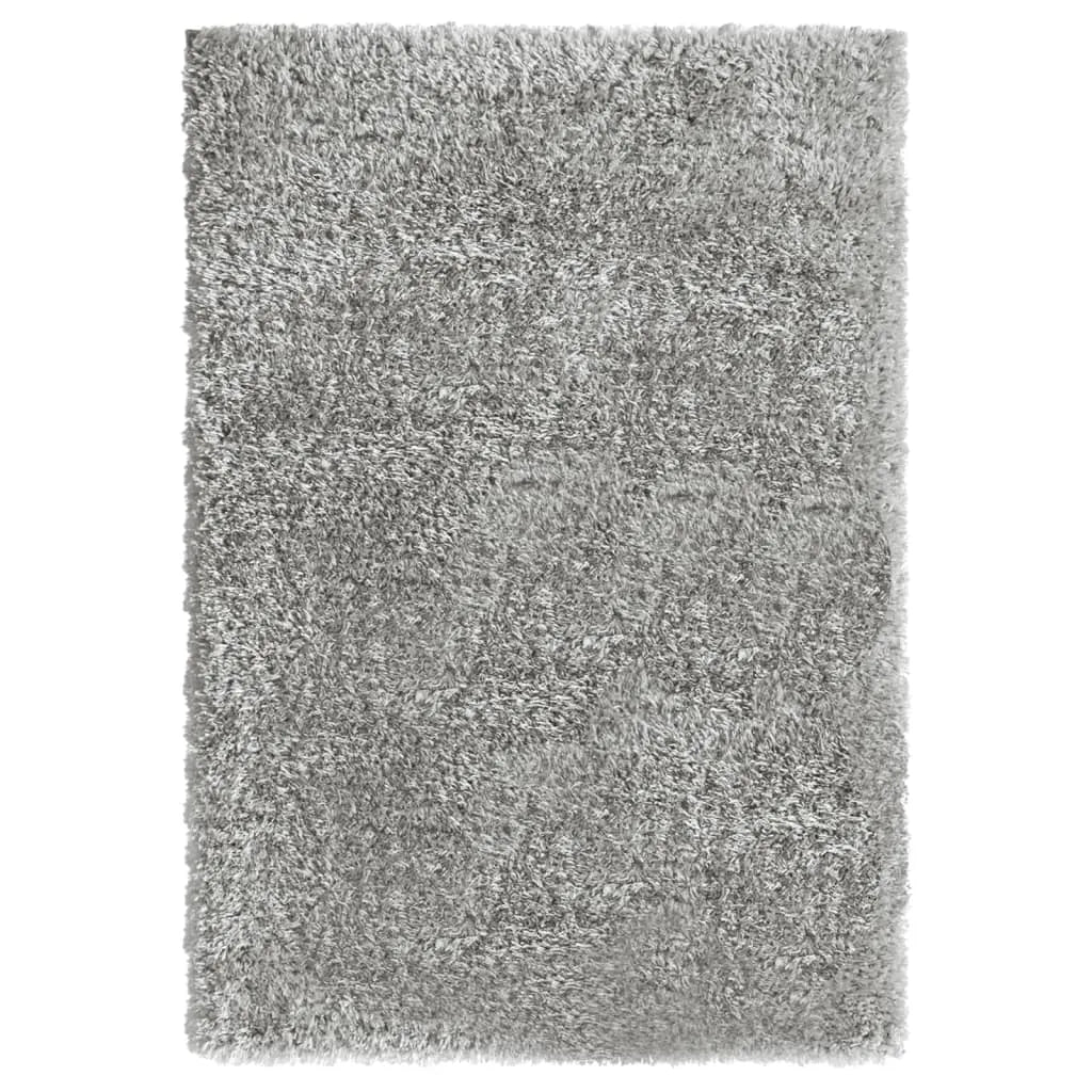  VidaXL Shaggy-Teppich Hochflor Grau 140x200 Cm 50 Mm