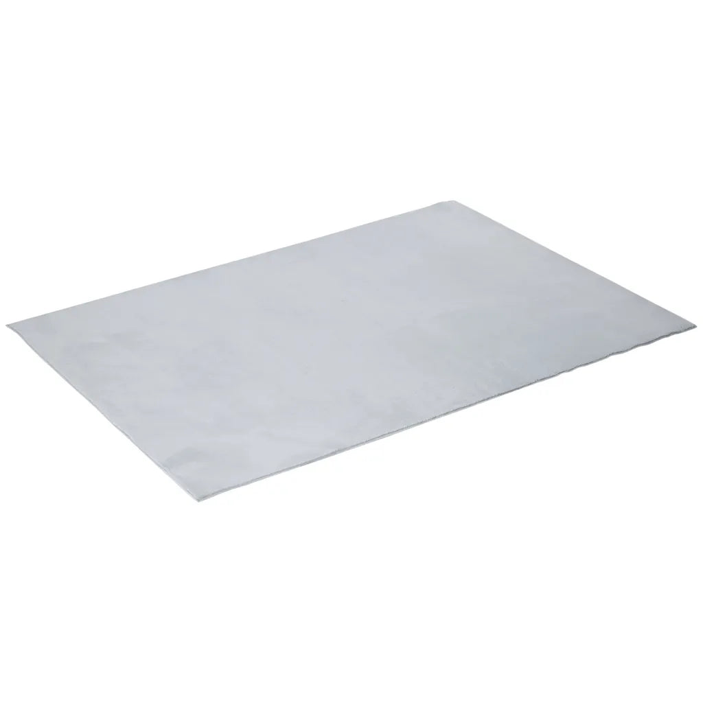  HOMCOM Flauschiger Teppich Kurzflor Anti-Rutsch Unterseite Für Wohnzimmer Schlafzimmer Modern Grau 160 X 230 Cm