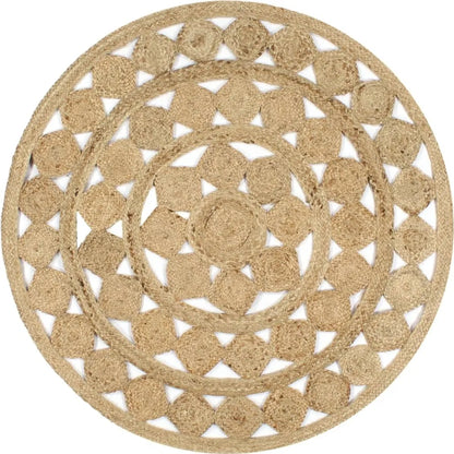  VidaXL Teppich Handgefertigt Jute Geflochten 120 Cm